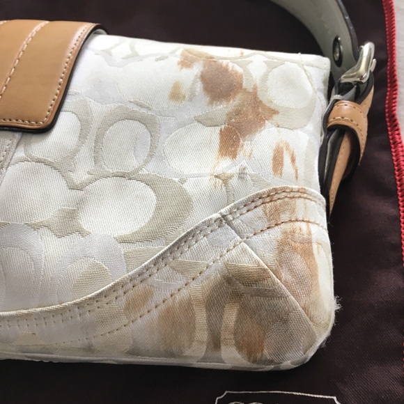 Coach Buzzy Bee Purse in White - Picture 5 of 6